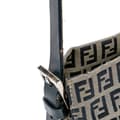 Miniatyrbillede 9 af 10: Pre-owned Fendi Zucchino Canvas Shoulder Bag Gray