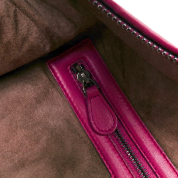 Pre-owned Bottega Veneta Nappa Intrecciato Montaigne Shoulder Bag Pink