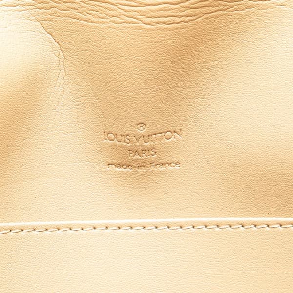 Pre-owned Louis Vuitton Monogram Vernis Thompson Street Yellow