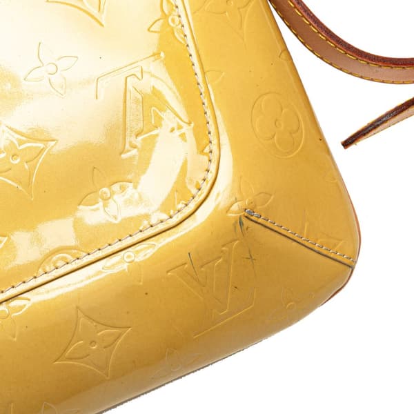 Pre-owned Louis Vuitton Monogram Vernis Thompson Street Yellow
