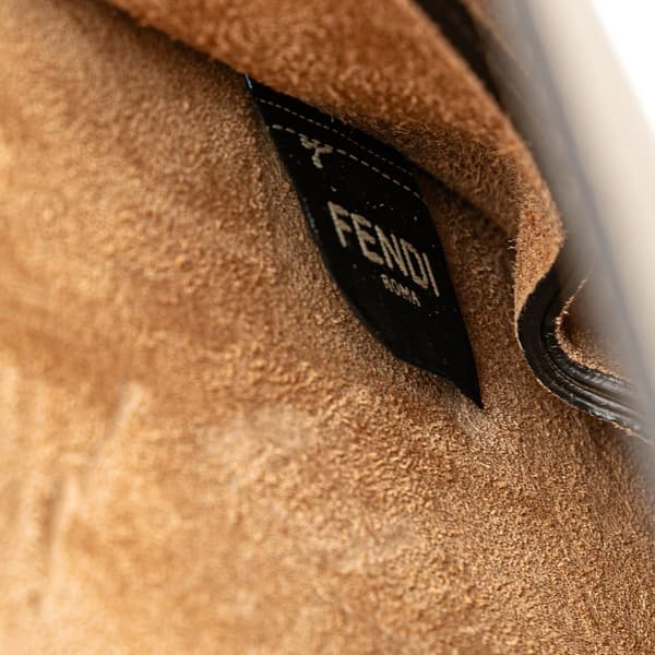 Pre-owned Fendi Leather Touch Shoulder Bag Brown