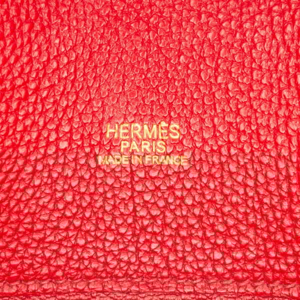 Pre-owned Hermès Clemence So Kelly 26 Red