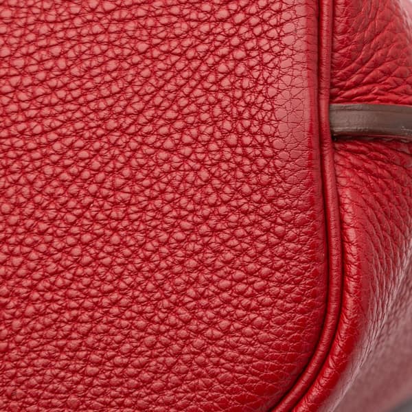 Pre-owned Hermès Clemence So Kelly 26 Red