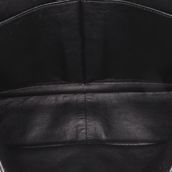 Pre-owned Chanel Jumbo Classic Patent Double Flap Black
