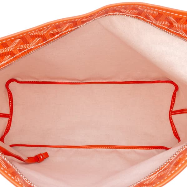 Pre-owned Goyard Goyardine Boheme Hobo Orange