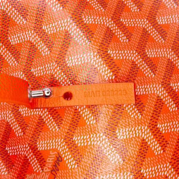 Pre-owned Goyard Goyardine Boheme Hobo Orange