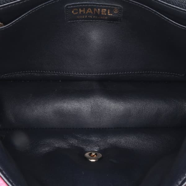 Pre-owned Chanel Medium Classic Woven Jersey Single Flap Blue