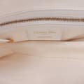 Miniatyrbild 4 av 9: Pre-owned Dior Perforated Oblique Embossed Calfskin Saddle Bag White