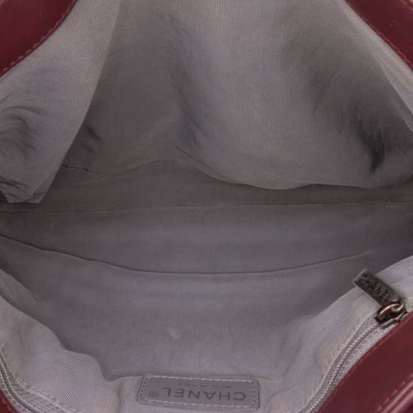 Pre-owned Chanel Quilted Calfskin Coco Pleats Flap Red