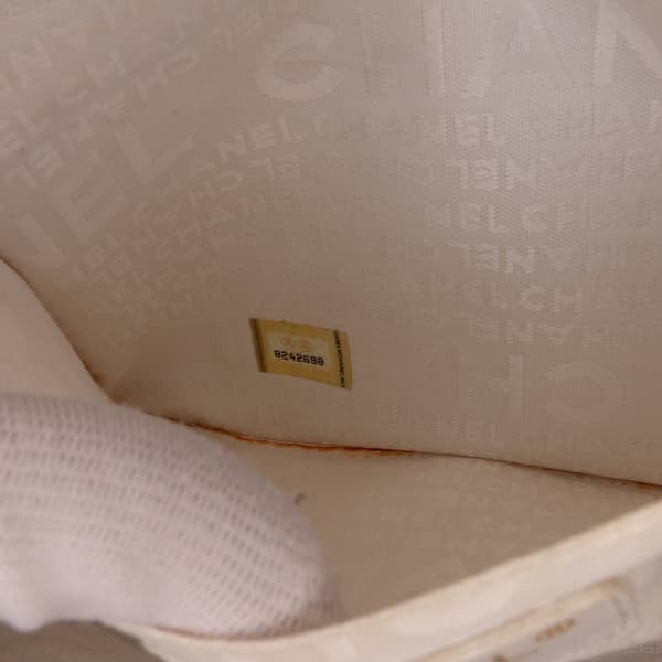 Pre-owned Chanel CC Chocolate Bar Canvas Shoulder Bag Black