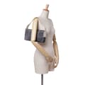 Miniatyrbillede 8 af 9: Pre-owned Chanel CC Chocolate Bar Canvas Shoulder Bag Black