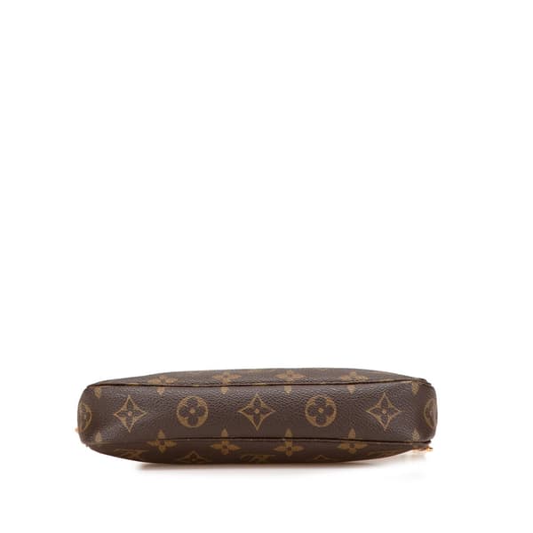 Pre-owned Louis Vuitton Monogram Pochette Accessoires Brown