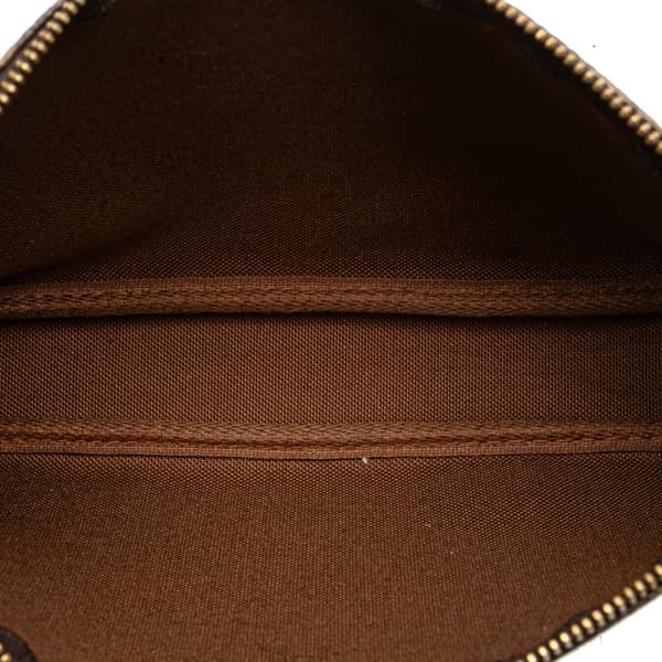 Pre-owned Louis Vuitton Monogram Pochette Accessoires Brown