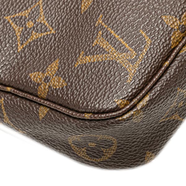 Pre-owned Louis Vuitton Monogram Pochette Accessoires Brown