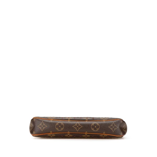 Pre-owned Louis Vuitton Monogram Perforated Pochette Accessoires Brown