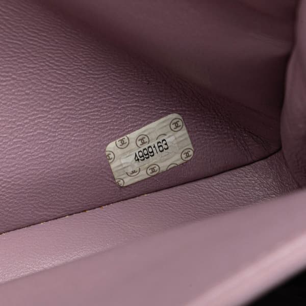 Pre-owned Chanel CC Quilted Lambskin Diana Flap Shoulder Bag Pink