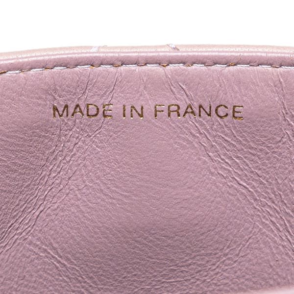 Pre-owned Chanel CC Quilted Lambskin Diana Flap Shoulder Bag Pink