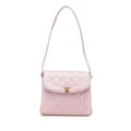 Pikkukuva 1 / 10: Pre-owned Chanel CC Quilted Lambskin Diana Flap Shoulder Bag Pink