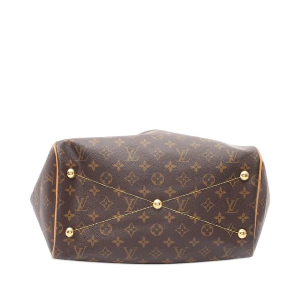 Pre-owned Louis Vuitton Monogram Tivoli GM Brown
