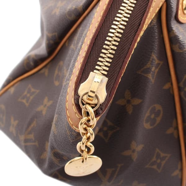 Pre-owned Louis Vuitton Monogram Tivoli GM Brown