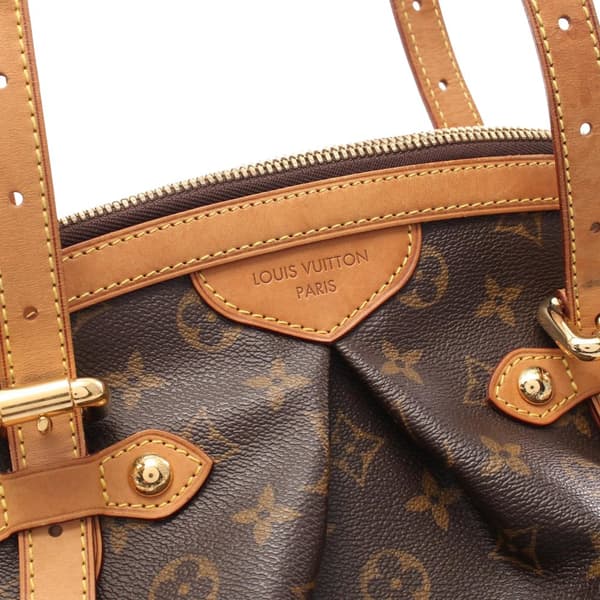Pre-owned Louis Vuitton Monogram Tivoli GM Brown