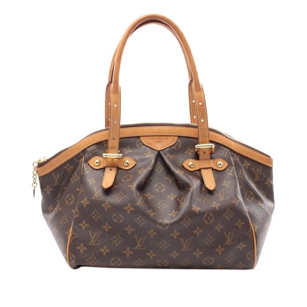 Pre-owned Louis Vuitton Monogram Tivoli GM Brown