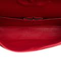 Miniatyrbild 4 av 10: Pre-owned Chanel Medium Classic Caviar Double Flap Red