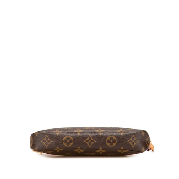 Pre-owned Louis Vuitton Monogram Pochette Accessoires Brown