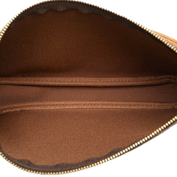 Pre-owned Louis Vuitton Monogram Pochette Accessoires Brown