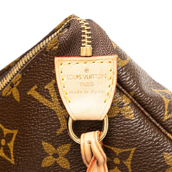 Pre-owned Louis Vuitton Monogram Pochette Accessoires Brown