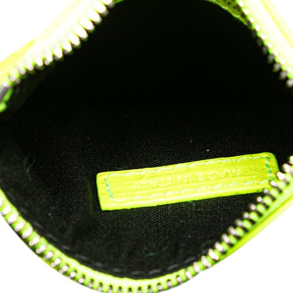 Pre-owned Balenciaga Lambskin Le Cagole Boot Bag Green