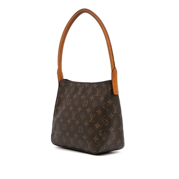 Pre-owned Louis Vuitton Monogram Looping MM Brown