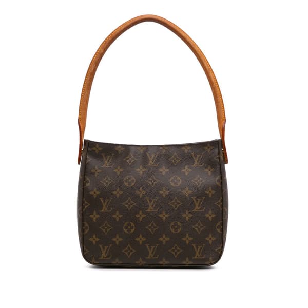 Pre-owned Louis Vuitton Monogram Looping MM Brown