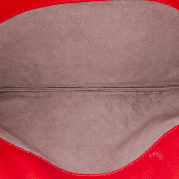 Pre-owned Bottega Veneta Nappa Intrecciato Duo Shoulder Bag Red