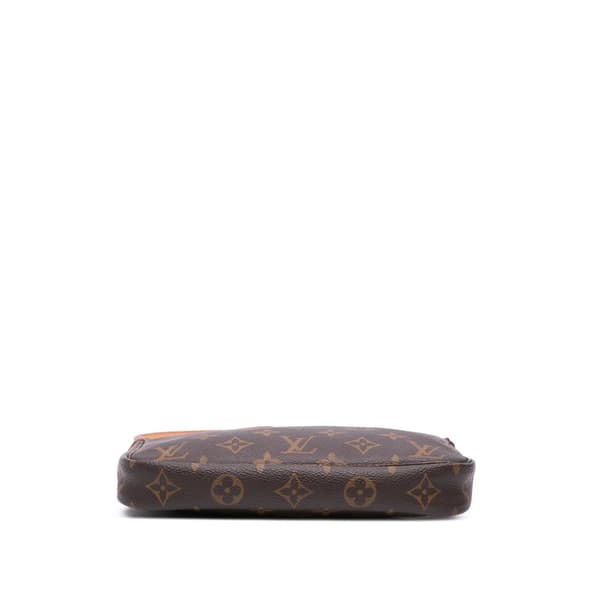 Pre-owned Louis Vuitton Monogram Pochette Accessoires Brown