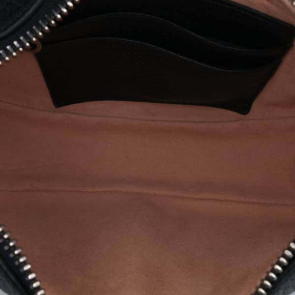 Pre-owned Gucci Mini GG Supreme Web Ophidia Shoulder Bag Brown