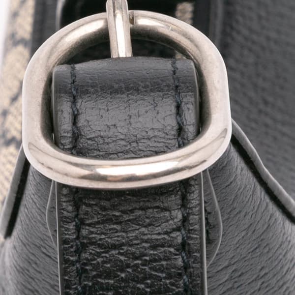 Pre-owned Gucci Mini GG Supreme Web Ophidia Shoulder Bag Brown