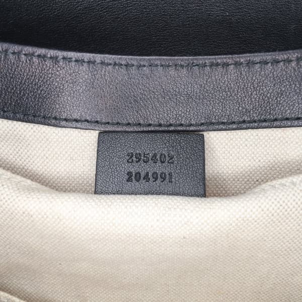 Pre-owned Gucci Medium Guccissima Emily Shoulder Bag Black