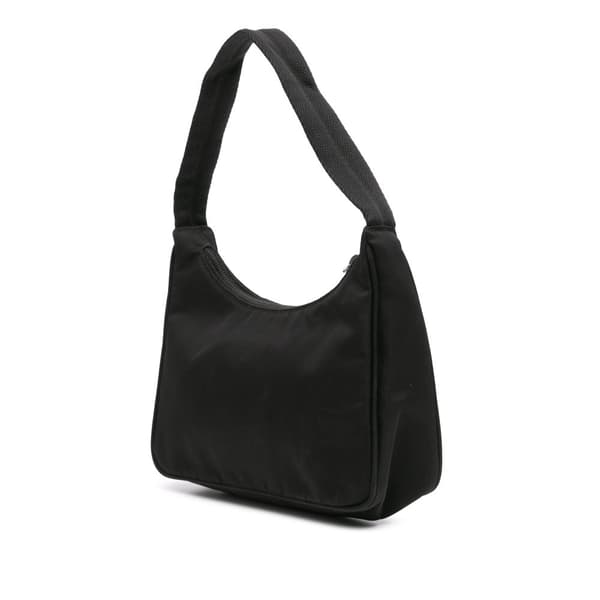Pre-owned Prada Mini Tessuto Re-Edition 2000 Shoulder Bag Black