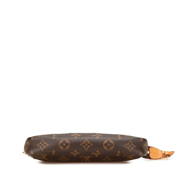 Pre-owned Louis Vuitton Monogram Pochette Accessoires Brown
