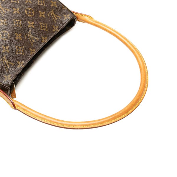 Pre-owned Louis Vuitton Monogram Looping MM Brown