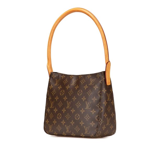 Pre-owned Louis Vuitton Monogram Looping MM Brown