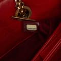 Pikkukuva 8 / 10: Pre-owned Chanel Medium Lambskin Just Mademoiselle Bowling Bag Red