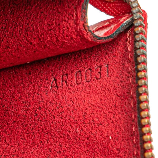 Pre-owned Louis Vuitton Epi Pochette Accessoires Red
