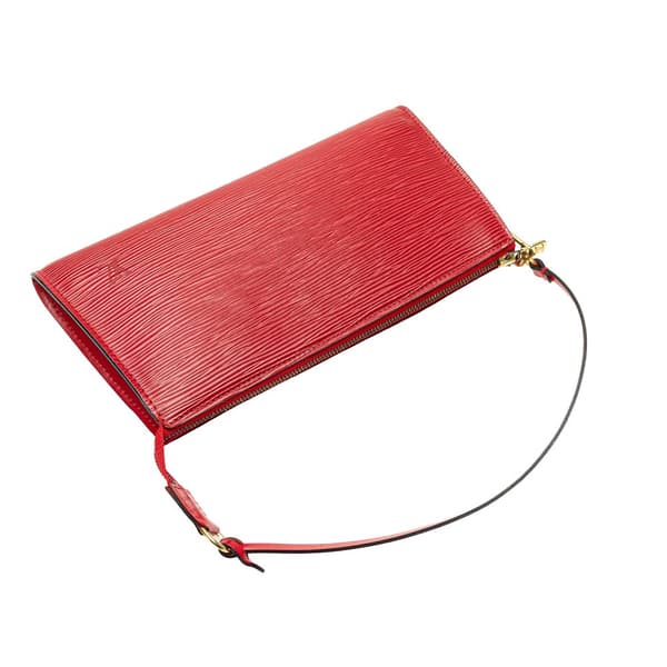 Pre-owned Louis Vuitton Epi Pochette Accessoires Red
