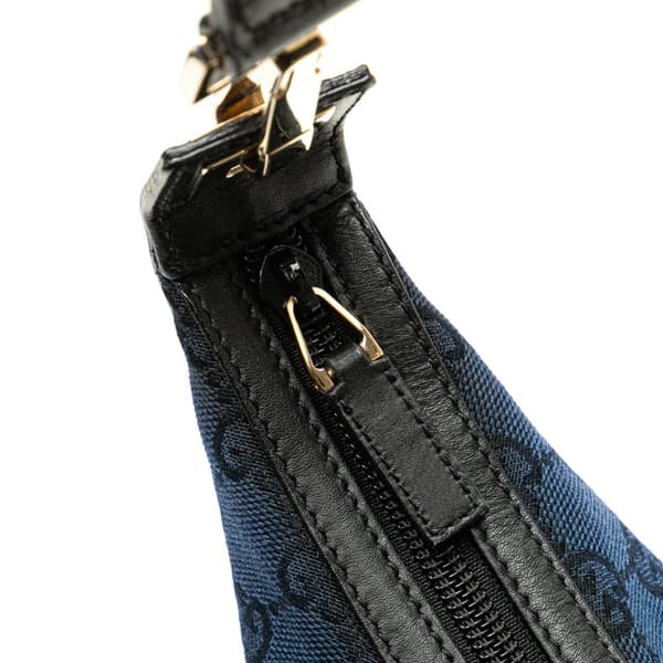 Pre-owned Gucci GG Canvas Shoulder Bag Blue