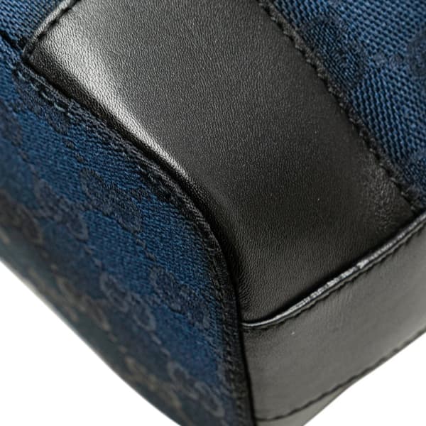 Pre-owned Gucci GG Canvas Shoulder Bag Blue