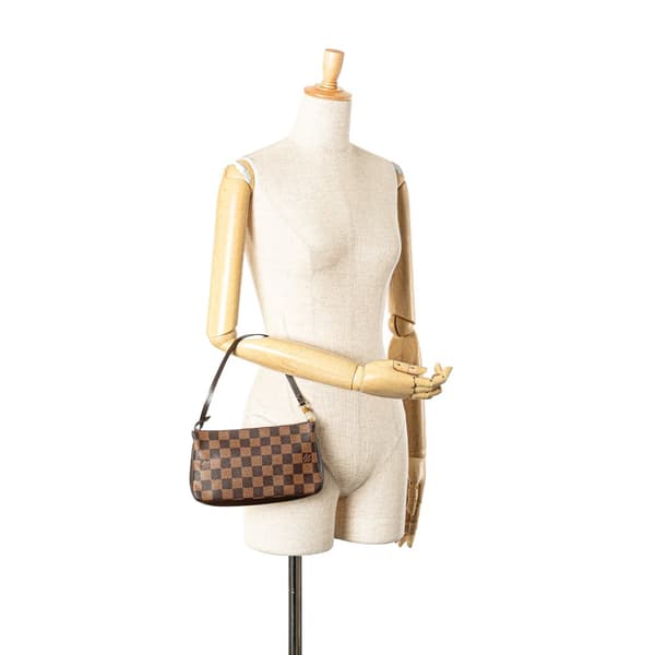 Pre-owned Louis Vuitton Damier Ebene Navona Brown