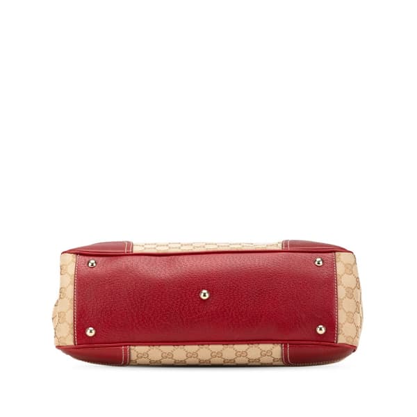 Pre-owned Gucci GG Canvas Princy Shoulder Bag Brown