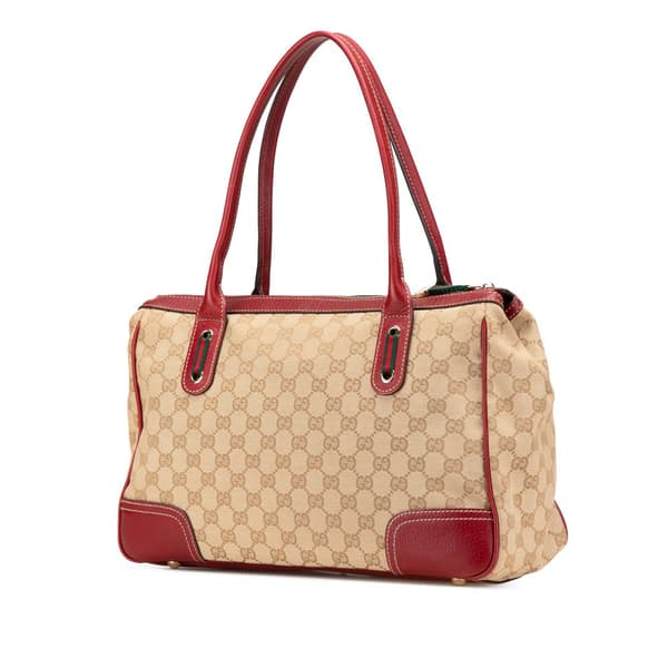 Pre-owned Gucci GG Canvas Princy Shoulder Bag Brown